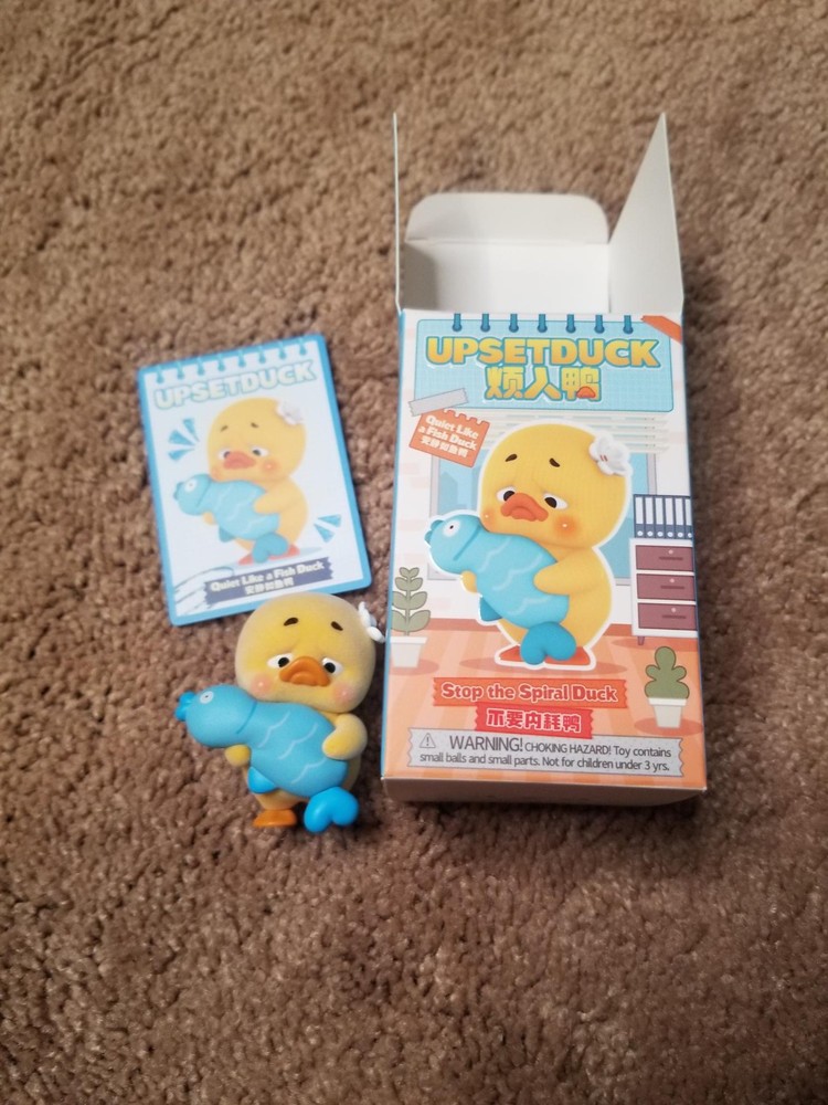 Upset Duck “Stop the Spiral Duck” Quiet Like A Fish figure