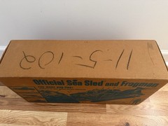 GI Joe 1966 Sea Sled & Frogman With Accessories, Cave & Box As Is Untested
