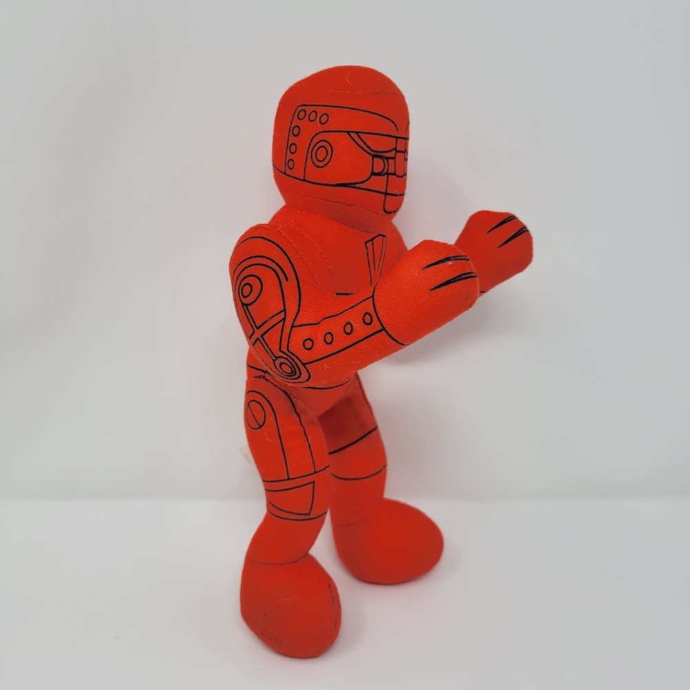 Rock Em Sock Em Robots 9″ Plush Red Robot Toy Factory 2021 | Red Team Rematch