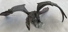 Game of Thrones Figures Drogon, Jon Snow & Arya Stark (no boxes) XLNT Condition