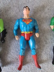 Superhero Action Figure Lot 12 Marvel DC Vintage 1980’s & 1990’s Kenner Toy Biz
