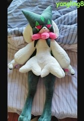 Refined 80cm Stuffed Meowscarada Plush Doll Game Toy Collect Decor Gift Handmade