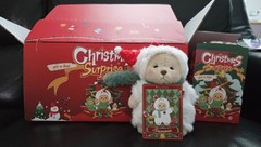 *Limited Edition* Handmade 5.9inch Snowman Teddy Bear Plush Keychain