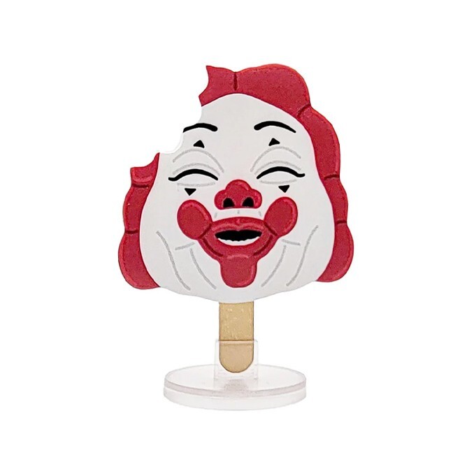 Ron English Frozen Culture Popaganda – MC Supersize pop New Mcd trippy fast food