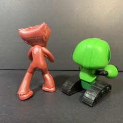 Poppy Playtime Huggy Wuggy Phatmojo Pink and Boogie Bot Toy Figure Lot 2
