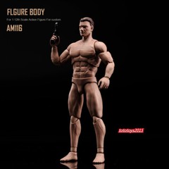 ANT 1:12 Flexible Muscular Male Strong Joint Figure Body Head Hand Shape Model