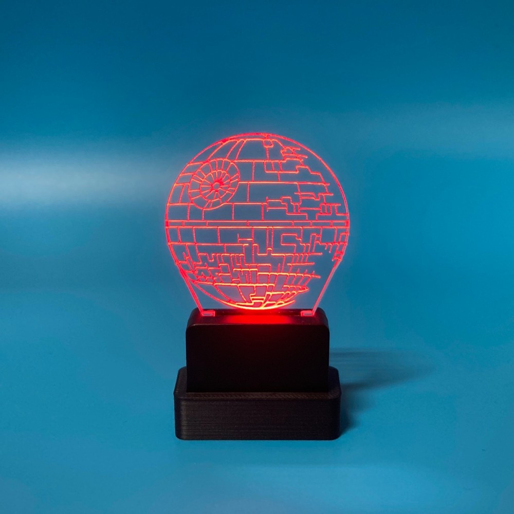 LED Holograms for Star Wars Themed Displays – 3.75″ Scale fits Vintage to Modern