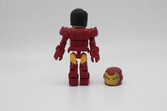 Marvel Minimates Series 35 Iron Man 2 Mark VI Armor Tony Stark Figure Mask Hair