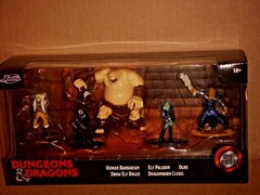 Jada Dungeons & Dragons Die-cast Metal 5 Figures Elf Paladin, Ogre + 3