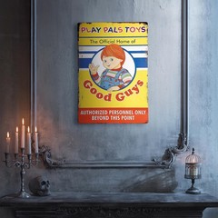 Child’s Play 2 Play Pals 12 x 18 Inch Metal Sign Prop