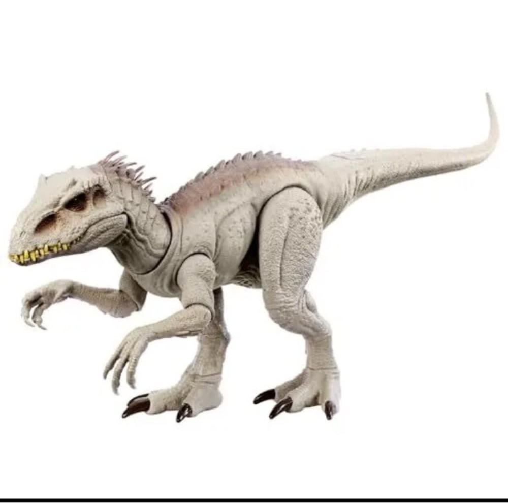 Mattel Jurassic World Super Action Light Up Indominus Rex Dinosaur Figure