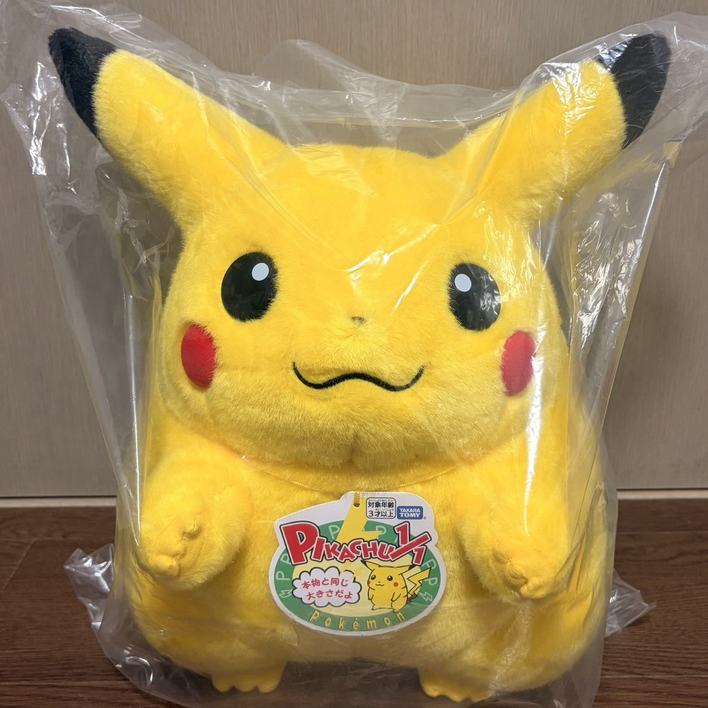 Pokemon 30th Anniversary Welcome Back! Pikachu 1/1 Scale Plush H 15.7″ Japan NEW