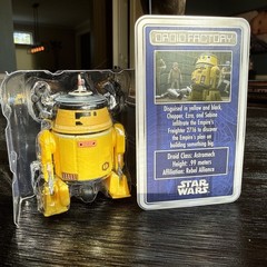 Star Wars Droid Factory C1-10P (Chopper) Mining Facility Disguise Loose No BAD