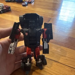 Transformers Transformingygg Autobot Car Action Figure Black Red Silver