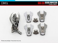 DNA DK-26 Gear Master Accessory Series For MPM-05 Barricade MPM-10 Starscream
