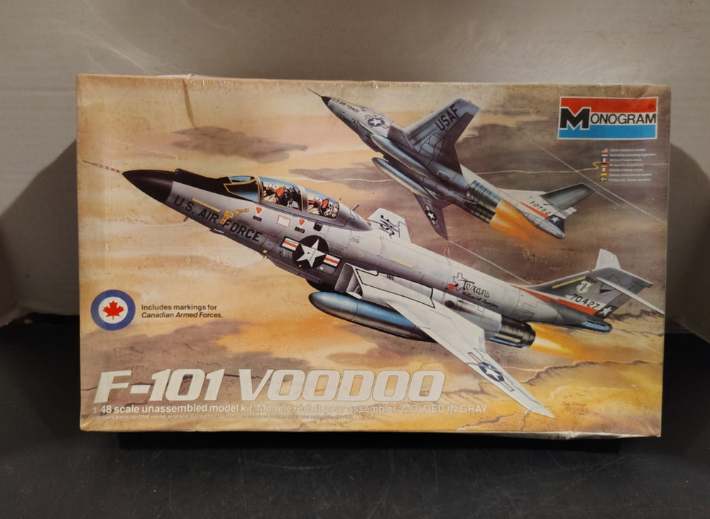 F-101 Voodoo Plane 1/48 Scale MONOGRAM Model Kit NEW Sealed