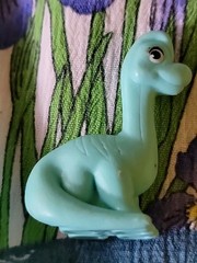 Paw Patrol Dino Mystery Mini Brachiosaurus Dinosaur Toy Figure Cyan Teal Blue