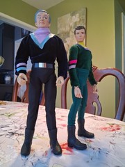 1/6 Scale Custom Lost In Space Figures, Professor John Robinson, Major Don West