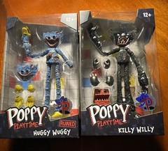 Set Of 2 Poppy Playtime McFarlane Figures – Huggy Wuggy & Killy Willy NEW