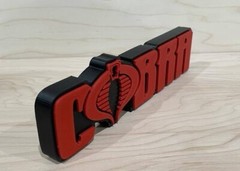 GI JOE Display Sign Cobra Display Sign. Custom signs done as well.