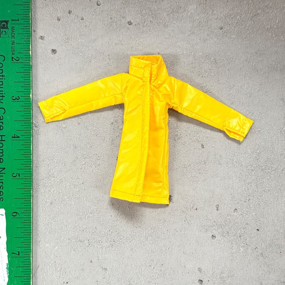 SU-RC-JUB: 1/12 slim yellow rain coat for 6″ marvel Legends X-Men ’97 Jubilee