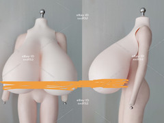 1/6 Female Breast Cover Big Huge Replacement Model For 12”PH TBL Figure Body