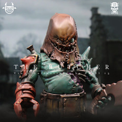 DEVIL TOYS SKULLMAN THE BUTCHER Vinly 19.5cm H Figure Statue Toy Decoration