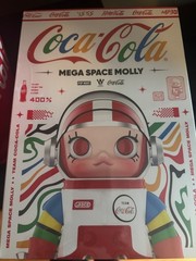 POP MART MEGA SPACE MOLLY 400% TEAM COCA-COLA