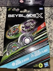 Beyblade X Yell Kong 3-60GB & Helm Knight 5-80T Starter Pack NIB Sealed