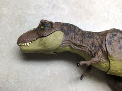 Mattel Jurassic Park Tyrannosaurus Rex 24 in Action Figure T Rex Dinosaur Used