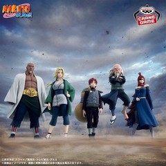 NARUTO Shippuden Five Kage Complete Figure Set Tsunade Gaara Raikage Banpresto