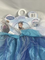 DISNEY FROZEN ELSA DRESS – FITS SIZES 4-6X – AGES 3+ -DRESS UP/COSTUME