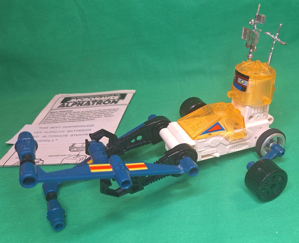 Micronauts Alphatron Mego Vintage 1979 100% Complete Figure Working Motor