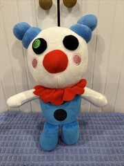 4 PIGGY 8” Clowny, Wolf, Piggy and Zombie Pig Plush Lot