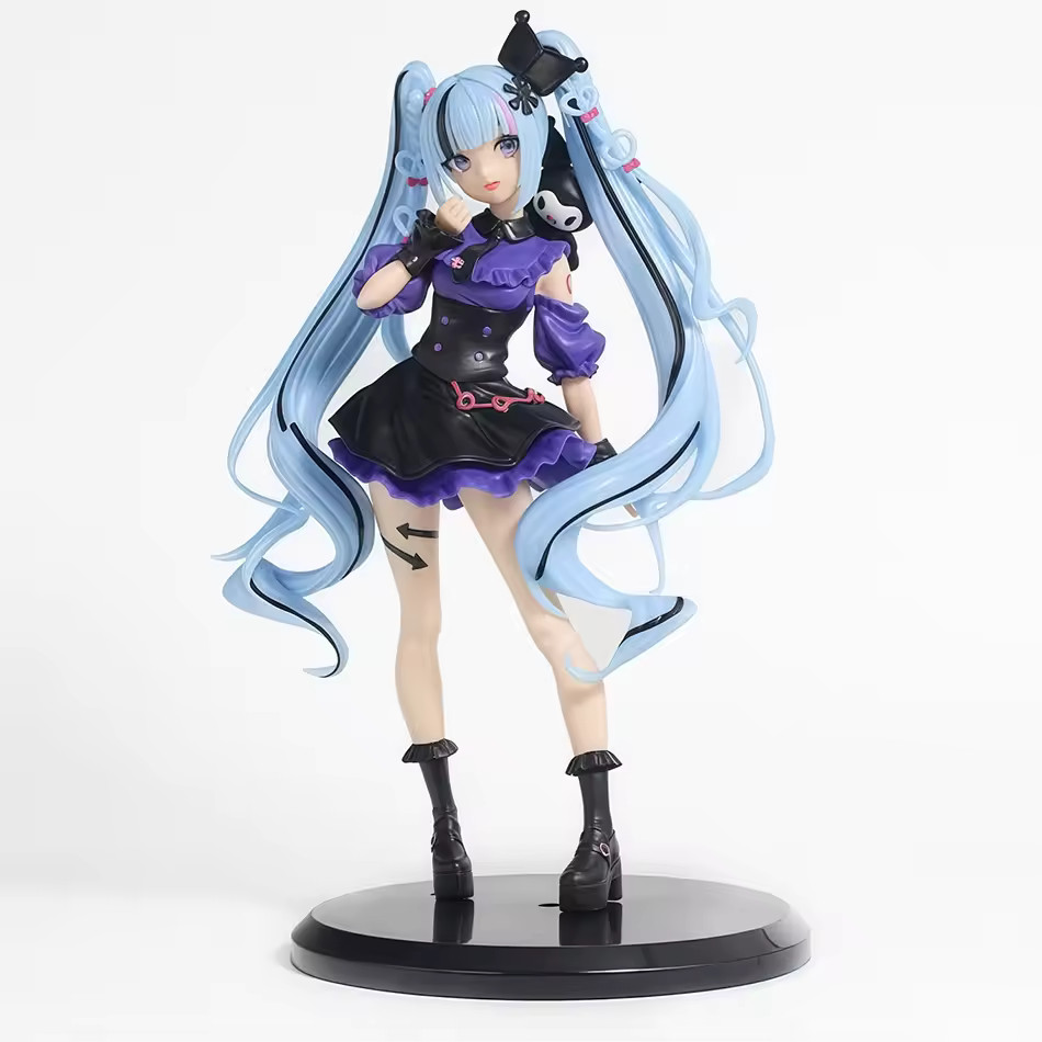 Hatsune Miku Snow Miku x Kuromi Trio-Try-iT Figure New