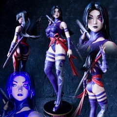 1:6 Psylocke figure from Marvel Rivals 2 | HAND PAINTED | 32cm (MADE TO ORDER)