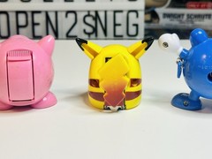 Vintage Nintendo Pokémon Deluxe Desktop Set by Toy Island 1999 Lot of 3