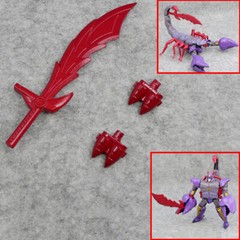Upgrade Kit For Kingdom Scorponok Deluxe Leg Heightener Tail Knife Missile