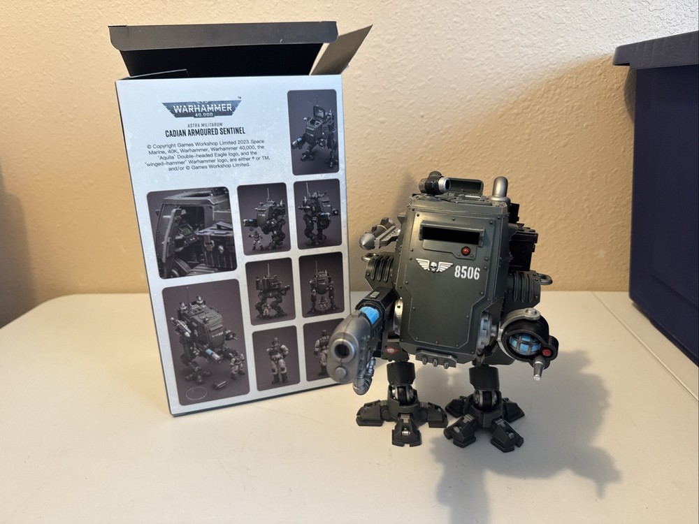 JOYTOY Warhammer 40K 1/18 Astra Militarum Cadian Armoured Sentinel Loose A1-9