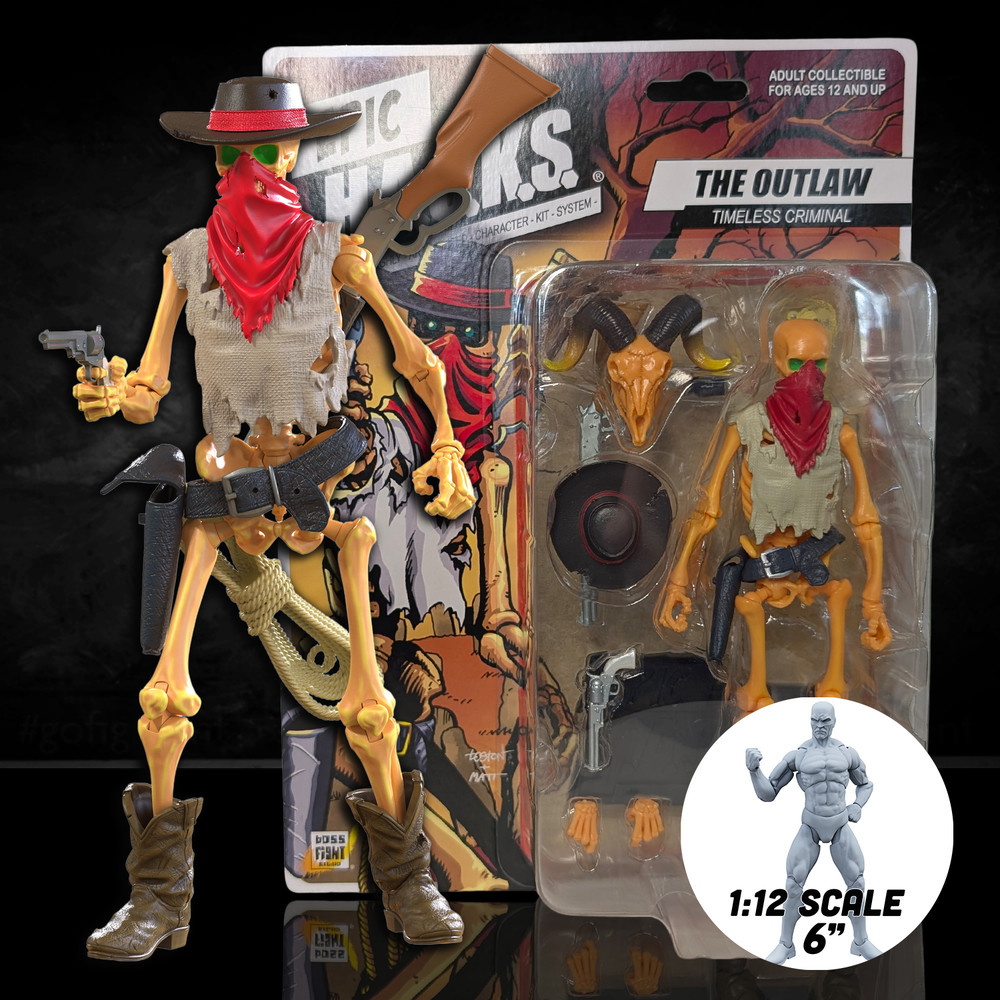 Outlaw: Timeless Criminal (Epic H.A.C.K.S.) 6″ Action Figure – Oversized 1:12