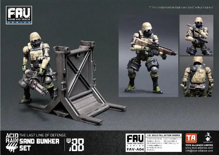ACID RAIN /ANNEX 2179 1/18: FAV-A04 Sand Bunker Set *US Seller*