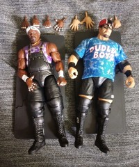 WWE Elite From The Vault Dudley Boyz Figure Lot ECW WWF WCW D-Von & Buh Buh Ray