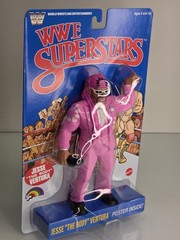 WWE Superstars LJN Jesse Ventura Exclusive Blue Card Retro