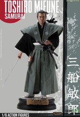 Infinite Statue X Kaustic Plastik TOSHIRO MIFUNE SAMURAI 12in Action Figure Doll