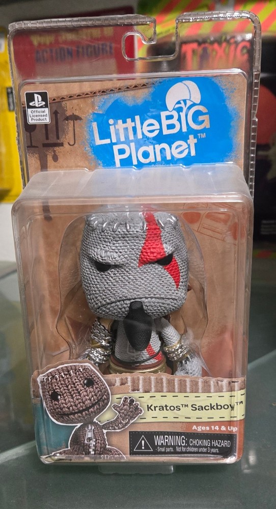 NECA LittleBigPlanet Kratos God of War Sackboy Figure – SEALED RARE VHTF HTF