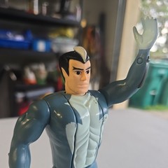 TIGERSHARKS MAKO 1986 Action Figure works great. vintage telepix clean