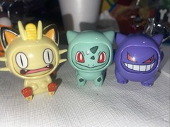 Pokemon Changing Faces Figure Series Vol. 02 LDCX 2-Inch Mini-Figure Lot Of 3