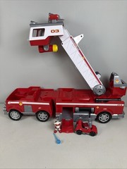 Paw Patrol ULTIMATE RESCUE Fire Truck w/Extendable 2 ft Ladder MARSHALL 🔥🔥