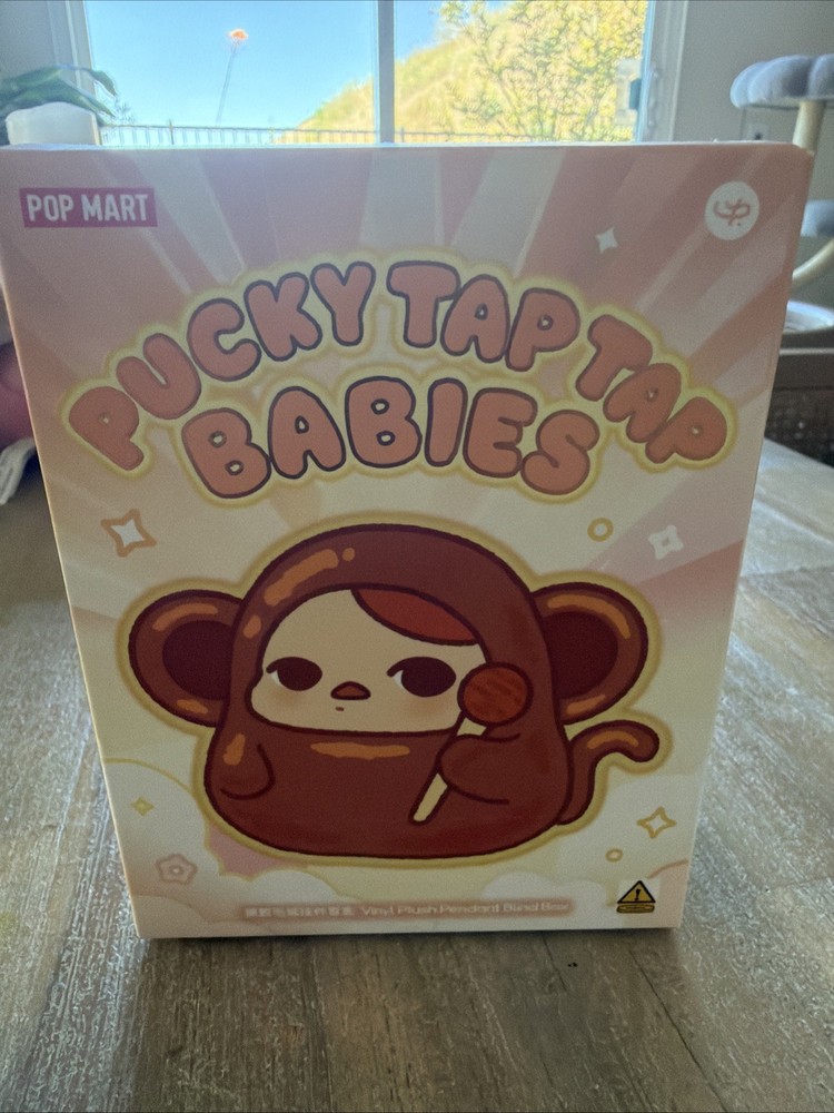 Popmart Pucky Tap Tap Babies Confirmed Happiness Pendant – Open Box Sealed Bag.