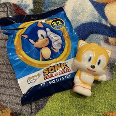 Sonic The Hedgehog Super Magic Squishy Figure TAILS Khadou 2025 4”